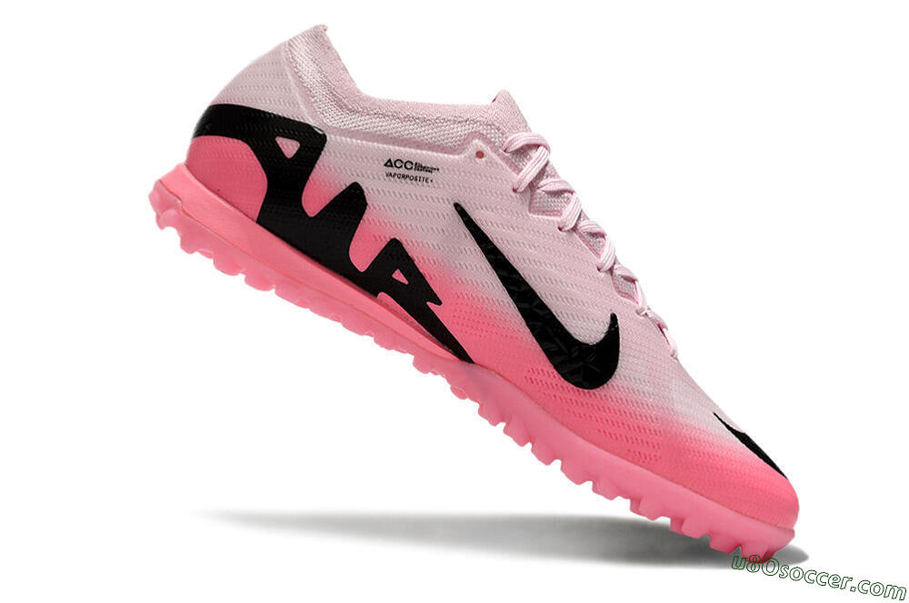 Nike Air Zoom Mercurial Vapor 15 Elite TF Artificial Turf Soccer Shoes - Pink/Black 4