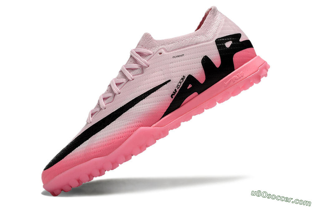 Nike Air Zoom Mercurial Vapor 15 Elite TF Artificial Turf Soccer Shoes - Pink/Black 5