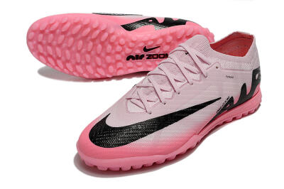 Nike Air Zoom Mercurial Vapor 15 Elite TF Artificial Turf Soccer Shoes - Pink/Black