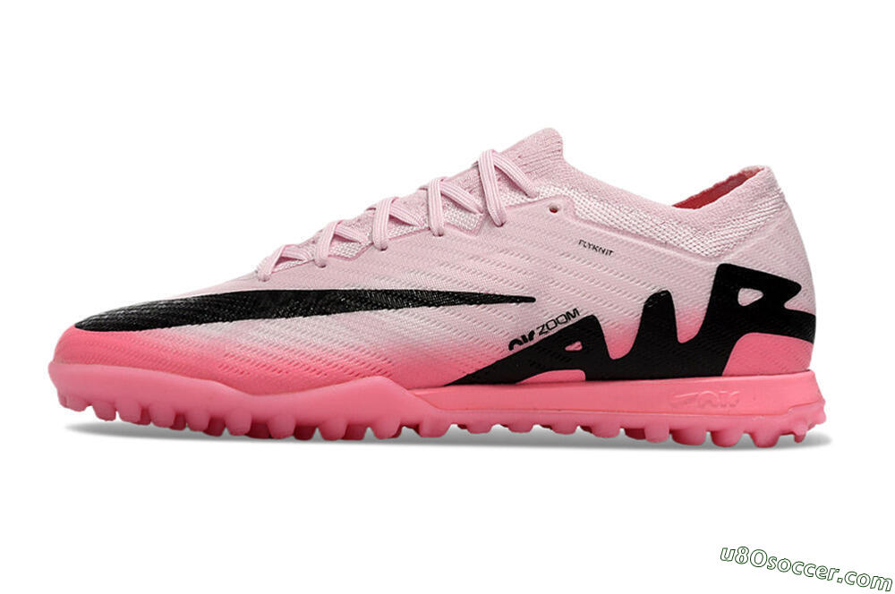 Nike Air Zoom Mercurial Vapor 15 Elite TF Artificial Turf Soccer Shoes - Pink/Black 2