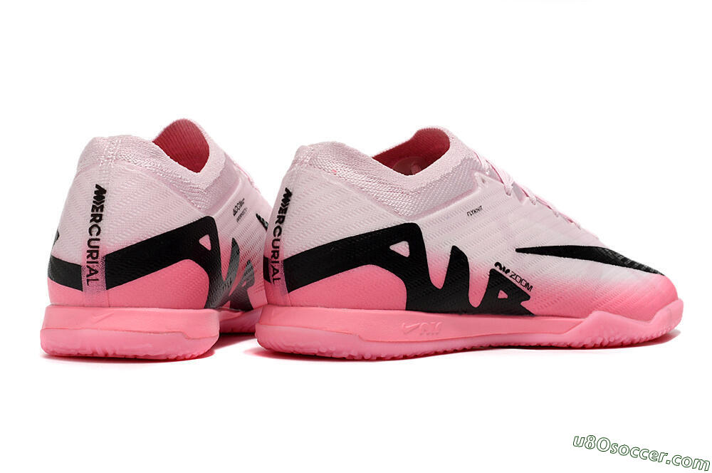 Nike Air Zoom Mercurial Vapor 15 Elite IC Indoor & Futsal Soccer Shoes - Pink/Black 6