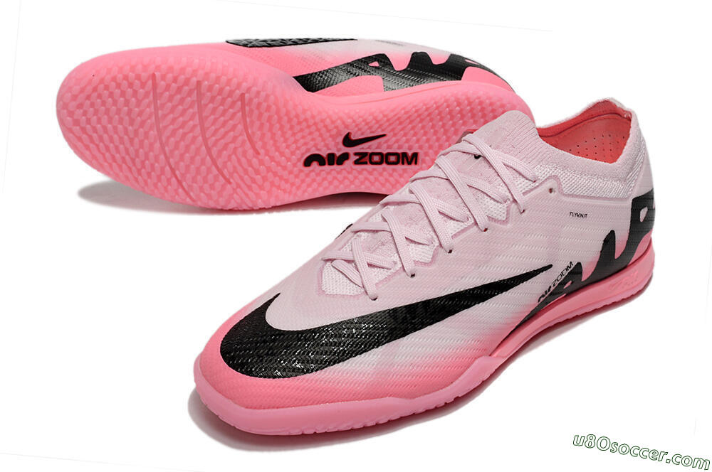 Nike Air Zoom Mercurial Vapor 15 Elite IC Indoor & Futsal Soccer Shoes - Pink/Black 3