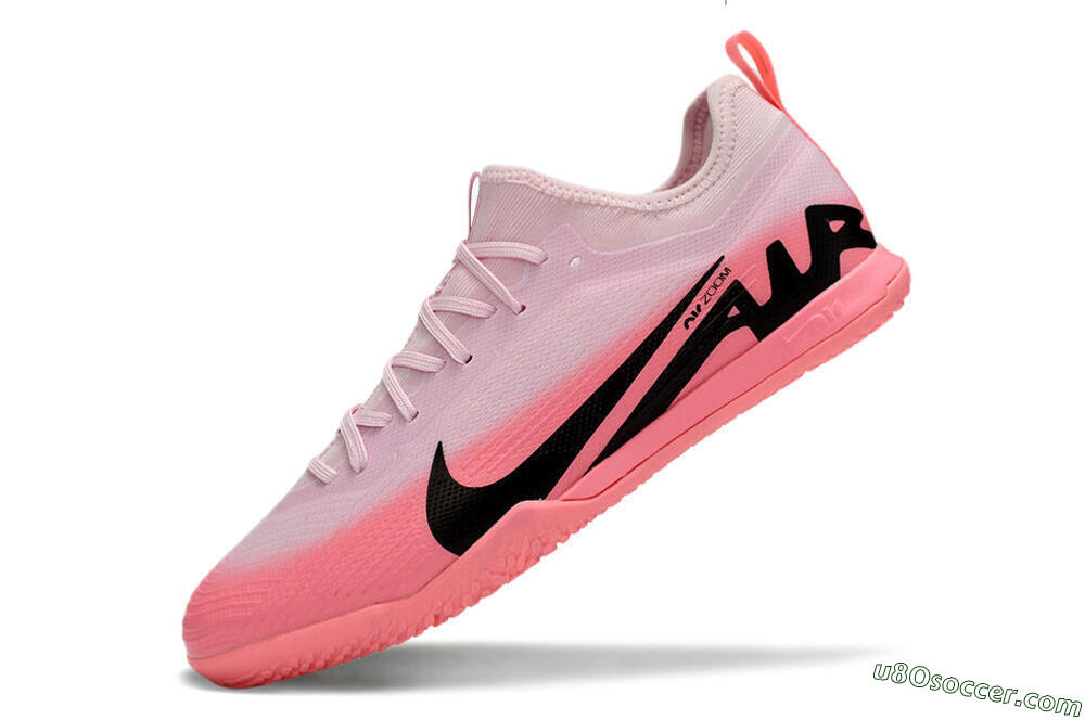 Nike Air Zoom Mercurial Vapor 15 Pro IC Indoor & Futsal Soccer Shoes - Pink/Black 5