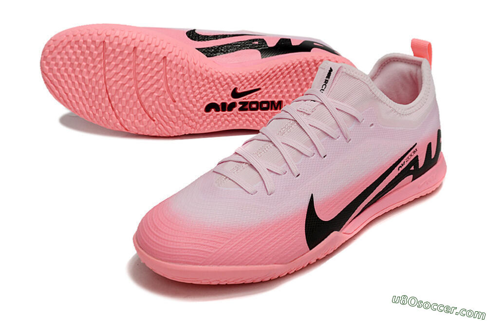 Nike Air Zoom Mercurial Vapor 15 Pro IC Indoor & Futsal Soccer Shoes - Pink/Black 3
