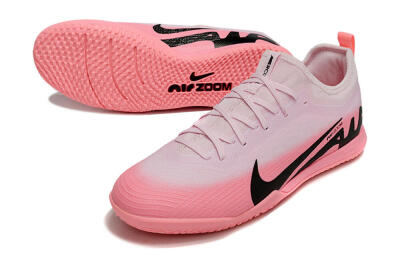 Nike Air Zoom Mercurial Vapor 15 Pro IC Indoor & Futsal Soccer Shoes - Pink/Black