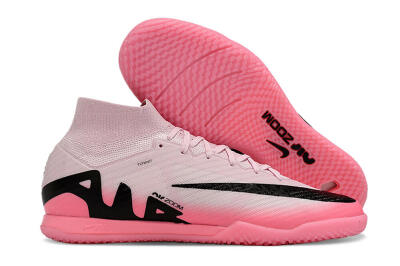 Nike Air Zoom Mercurial Superfly 9 Elite IC Indoor & Futsal Soccer Shoes - Pink/Black