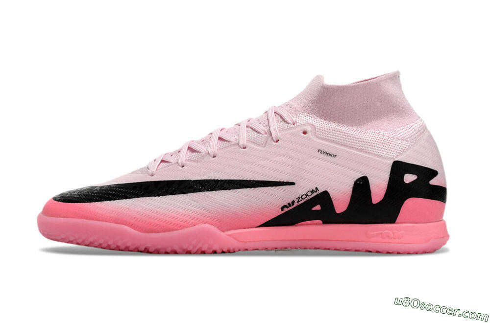 Nike Air Zoom Mercurial Superfly 9 Elite IC Indoor & Futsal Soccer Shoes - Pink/Black 2