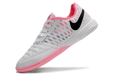 Nike Lunar Gato 2 IC Indoor & Futsal Soccer Shoes - White/Pink/Black