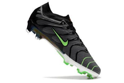 Nike Air Zoom Mercurial Vapor 15 Elite FG Firm Ground Soccer Cleats - Silver/Black/Green