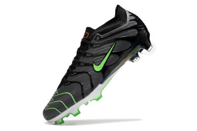 Nike Air Zoom Mercurial Vapor 15 Elite FG Firm Ground Soccer Cleats - Silver/Black/Green
