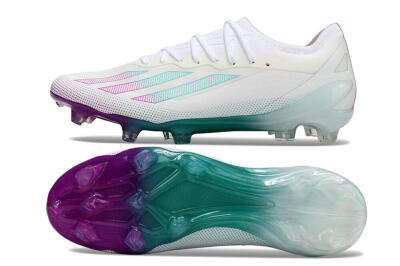 Adidas X23 crazyfast.1 Messi FG Firm Ground Soccer Cleats - White/Pink/Green