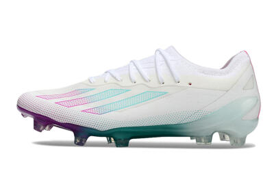 Adidas X23 crazyfast.1 Messi FG Firm Ground Soccer Cleats - White/Pink/Green