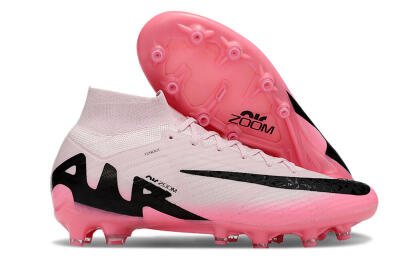Nike Air Zoom Mercurial Superfly 9 Elite FG Artificial Grass Soccer Cleats - Pink/Black