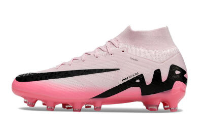 Nike Air Zoom Mercurial Superfly 9 Elite FG Artificial Grass Soccer Cleats - Pink/Black