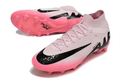 Nike Air Zoom Mercurial Superfly 9 Elite FG Artificial Grass Soccer Cleats - Pink/Black