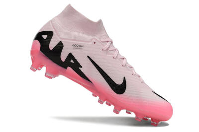Nike Air Zoom Mercurial Superfly 9 Elite FG Artificial Grass Soccer Cleats - Pink/Black