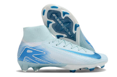 Nike Air Zoom Mercurial Superfly 10 Elite FG Firm Ground Soccer Cleats - Jade/White/Blue
