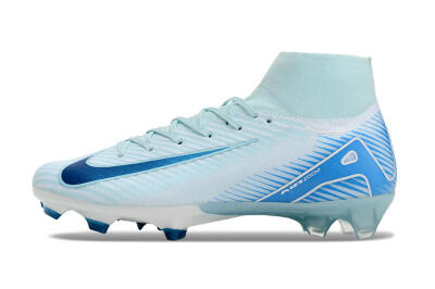 Nike Air Zoom Mercurial Superfly 10 Elite FG Firm Ground Soccer Cleats - Jade/White/Blue