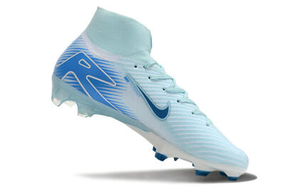 Nike Air Zoom Mercurial Superfly 10 Elite FG Firm Ground Soccer Cleats - Jade/White/Blue