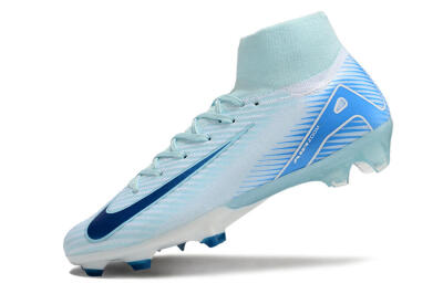 Nike Air Zoom Mercurial Superfly 10 Elite FG Firm Ground Soccer Cleats - Jade/White/Blue