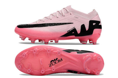 Nike Air Zoom Mercurial Vapor 15 Elite FG Artificial Grass Soccer Cleats - Pink/Black