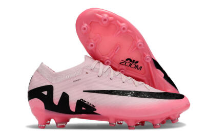 Nike Air Zoom Mercurial Vapor 15 Elite FG Artificial Grass Soccer Cleats - Pink/Black