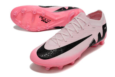 Nike Air Zoom Mercurial Vapor 15 Elite FG Artificial Grass Soccer Cleats - Pink/Black