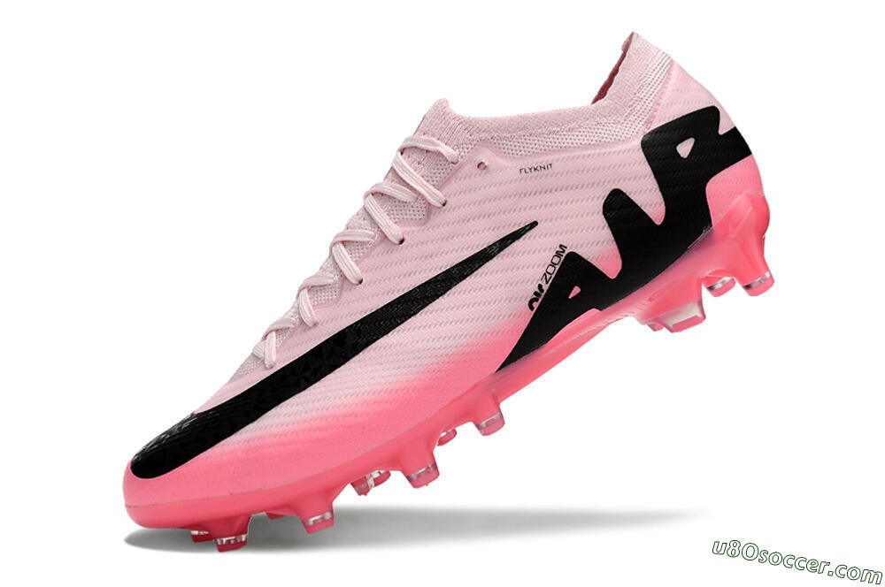 Nike Air Zoom Mercurial Vapor 15 Elite FG Artificial Grass Soccer Cleats - Pink/Black 5