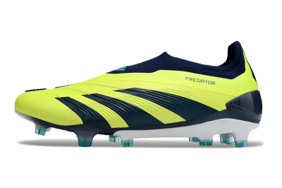 Adidas Predator Accuracy+ FG Firm Ground Soccer Cleats - Yellow/Blue/White