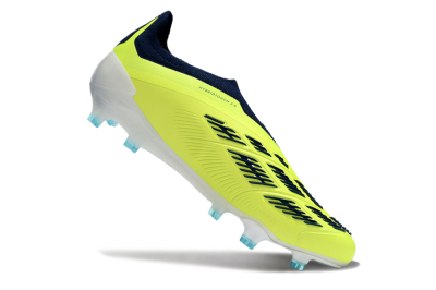 Adidas Predator Accuracy+ FG Firm Ground Soccer Cleats - Yellow/Blue/White