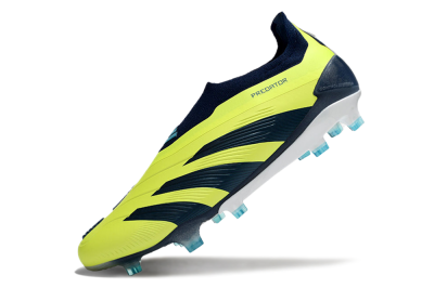 Adidas Predator Accuracy+ FG Firm Ground Soccer Cleats - Yellow/Blue/White