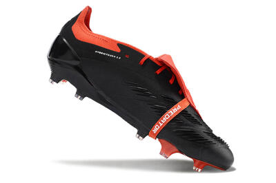 Adidas Predator Elite Foldover Tongue FG Firm Ground Soccer Cleats - Black/White/Red