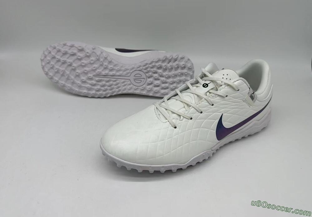 Nike Tiempo Legend 10 Academy TF Artificial Turf Soccer Shoes - White/Green