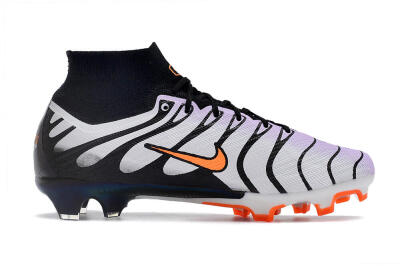 Nike Air Zoom Mercurial Superfly 9 Elite FG Firm Ground Soccer Cleats - Purple/Black/Orange