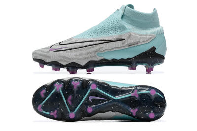 Nike Phantom GX DF Elite FG Firm Ground Soccer Cleats - Grey/Green/Black