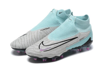 Nike Phantom GX DF Elite FG Firm Ground Soccer Cleats - Grey/Green/Black