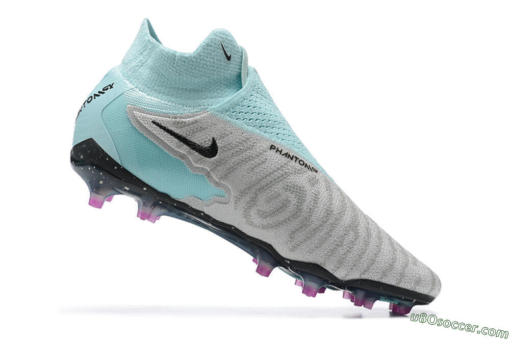 Nike Phantom GX DF Elite FG Firm Ground Soccer Cleats - Grey/Green/Black 7