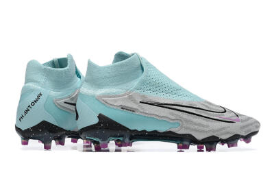 Nike Phantom GX DF Elite FG Firm Ground Soccer Cleats - Grey/Green/Black
