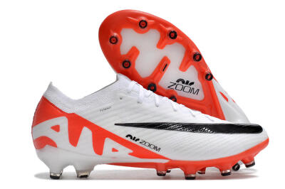 Nike Air Zoom Mercurial Vapor 15 Elite AG Artificial Grass Soccer Cleats - White/Black/Red