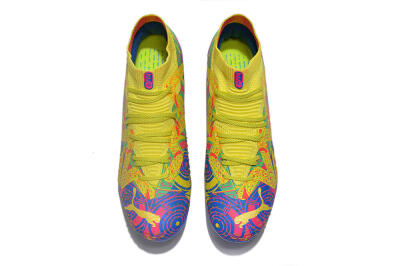Puma Future Ultimate FG Firm Ground Soccer Cleats - Yellow/Rainbow