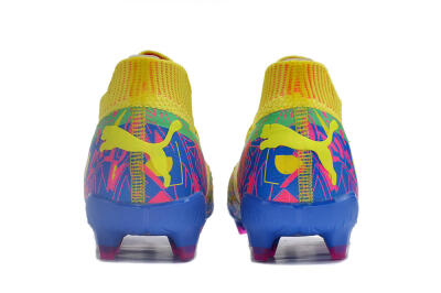 Puma Future Ultimate FG Firm Ground Soccer Cleats - Yellow/Rainbow