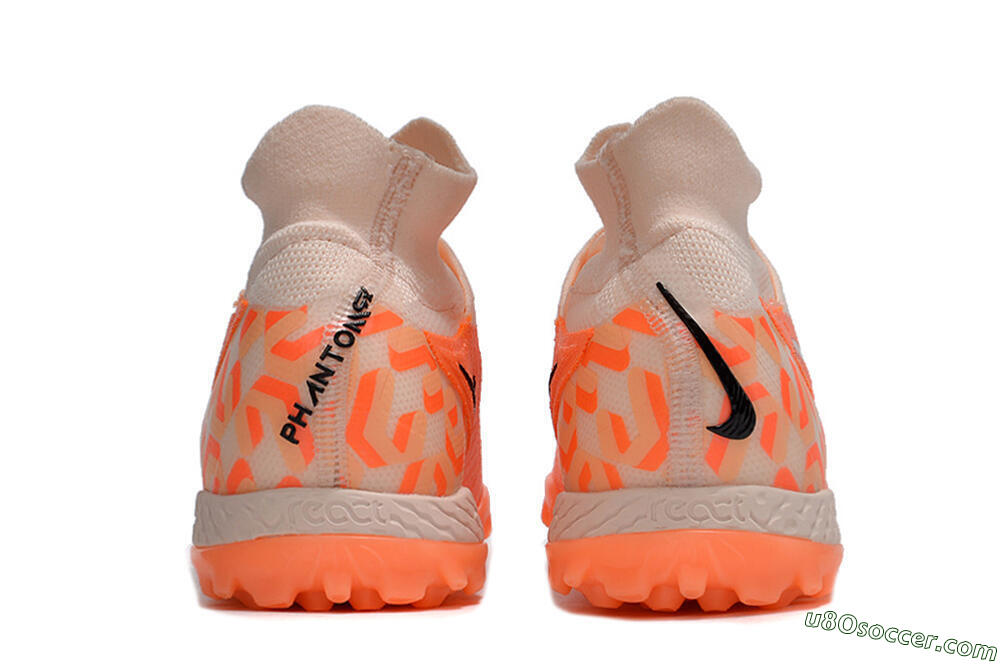 Nike Phantom GX Elite DF Link TF Artificial Turf Soccer Shoes - Pink/Black/Purple 5