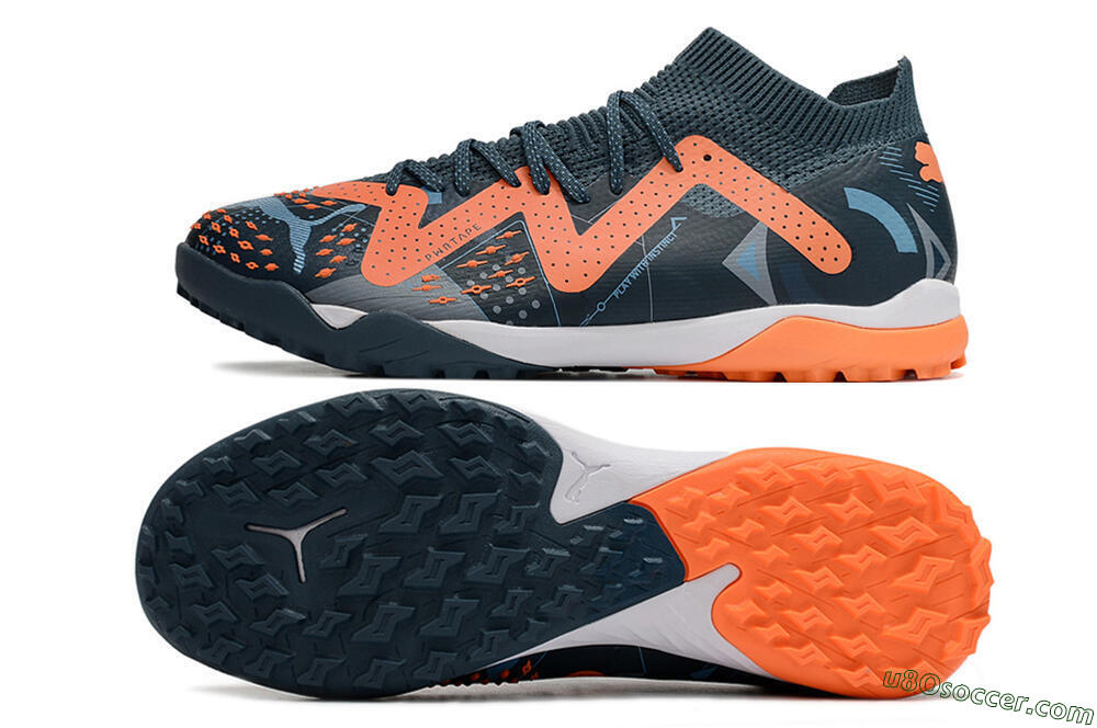 Puma Future Ultimate TF Artificial Turf Soccer Shoes - Blue/Orange 0