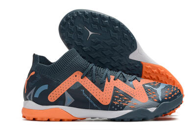 Puma Future Ultimate TF Artificial Turf Soccer Shoes - Blue/Orange