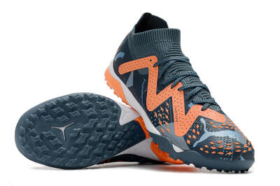 Puma Future Ultimate TF Artificial Turf Soccer Shoes - Blue/Orange