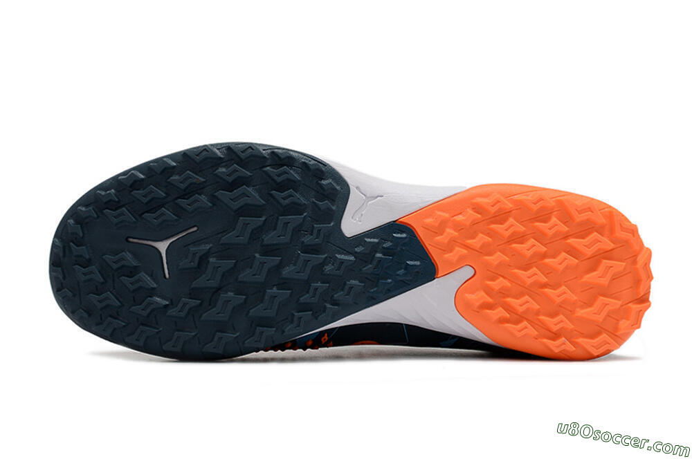Puma Future Ultimate TF Artificial Turf Soccer Shoes - Blue/Orange 6
