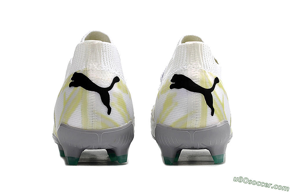 Puma Future Ultimate FG Firm Ground Soccer Cleats - White/Black 6