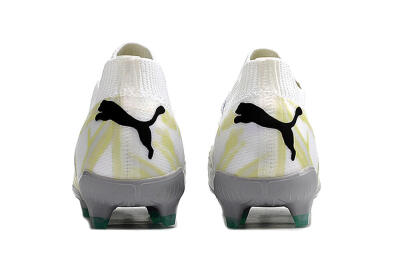 Puma Future Ultimate FG Firm Ground Soccer Cleats - White/Black