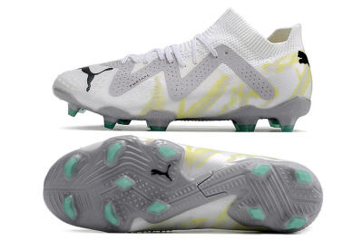 Puma Future Ultimate FG Firm Ground Soccer Cleats - White/Black