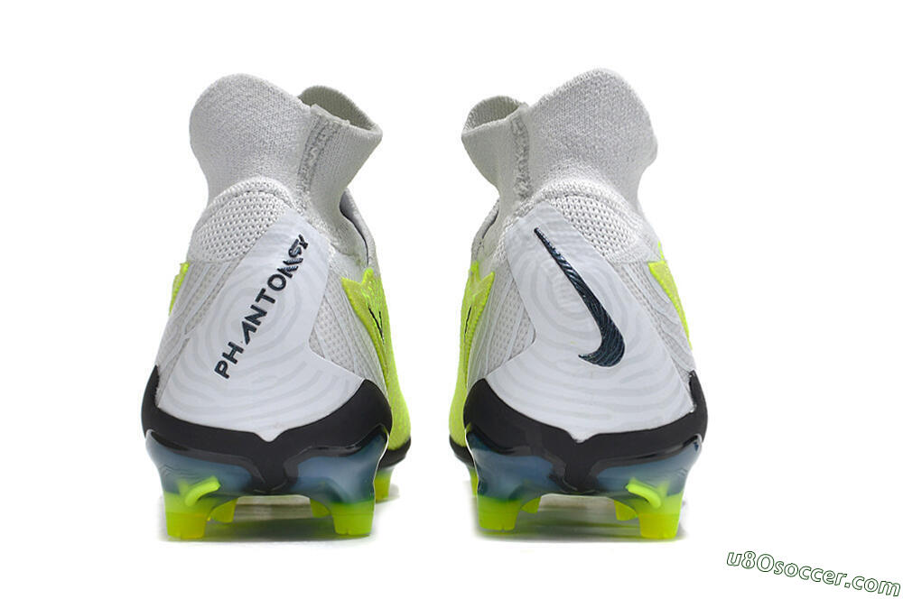 Nike Phantom GX Elite FG Firm Ground Soccer Cleats - Grey/Green/Pink 6